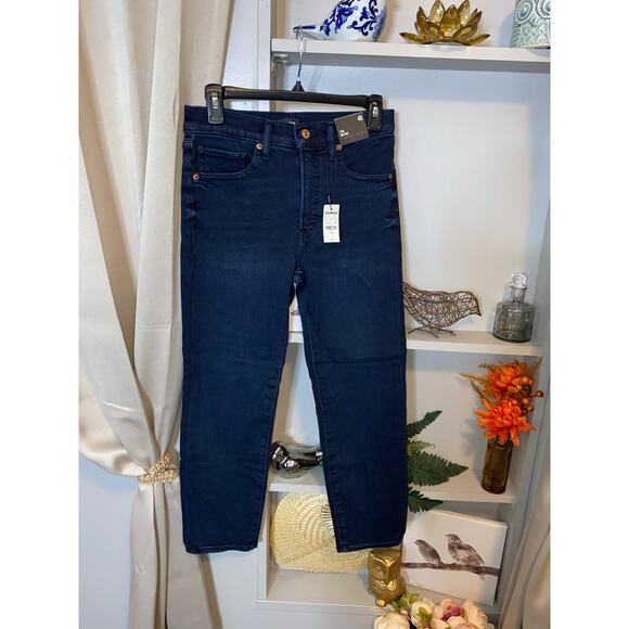 NWT $80 EXPRESS size 4S Slim Mid Rise Blue Jeans - Picture 3 of 9